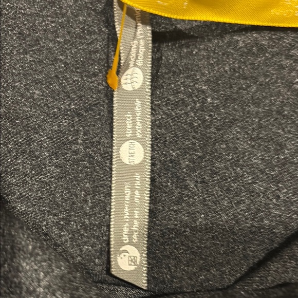 Gray Long Sleeve Dress with Cowl Neck - Picture 3 of 9